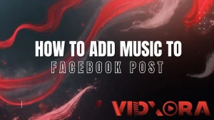 how to add music to facebook post