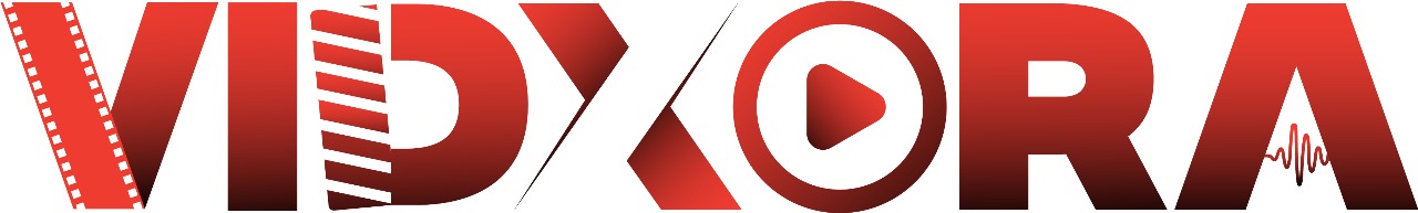 vidxora video editing agency logo